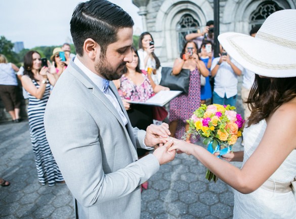 Elopement Wedding in Belvedere Castle Central Park