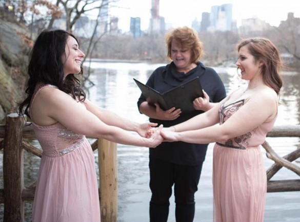 Intimate Wedding at Western Shore Landing in Central Park