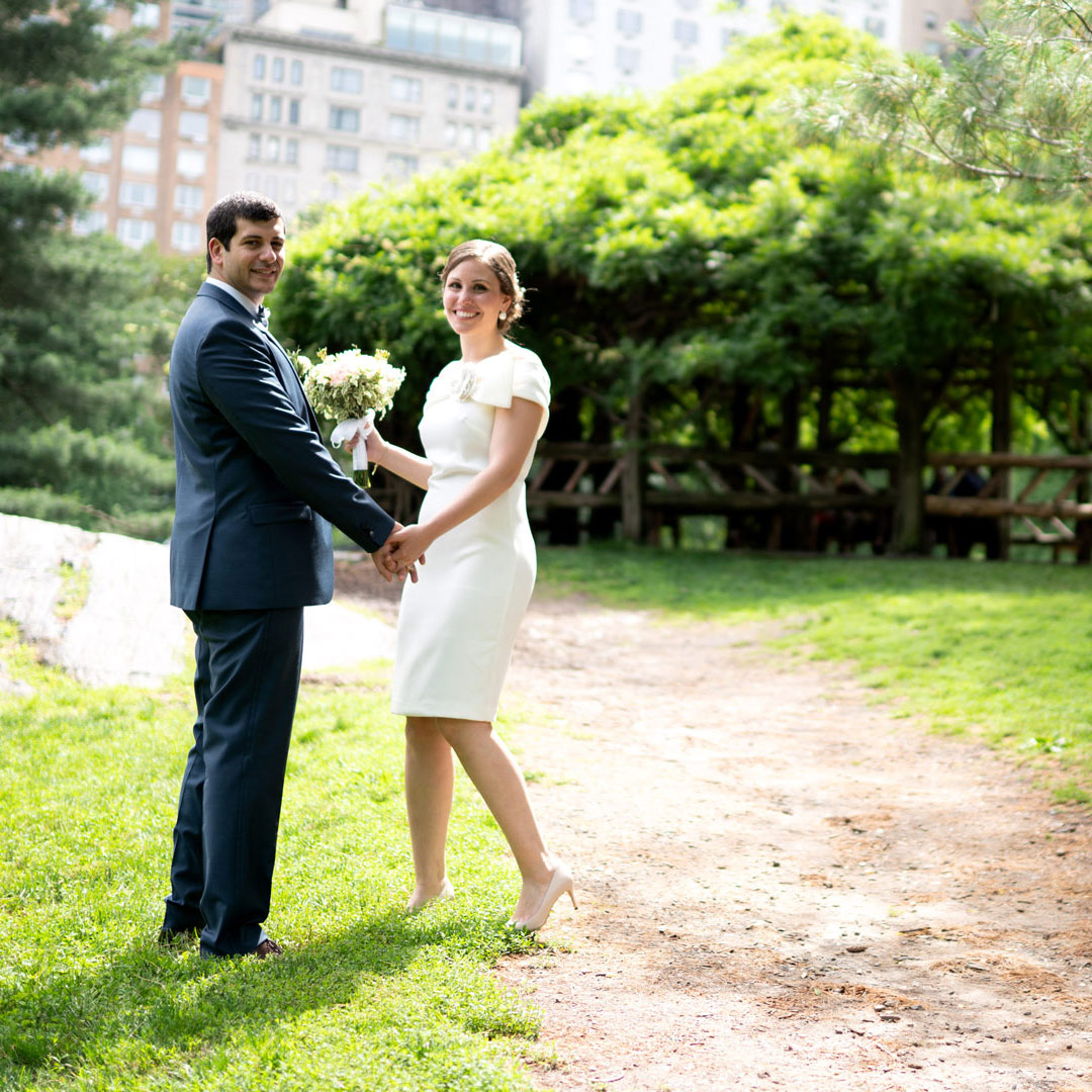 Cop Cot wedding ceremony in Central Park, NYC