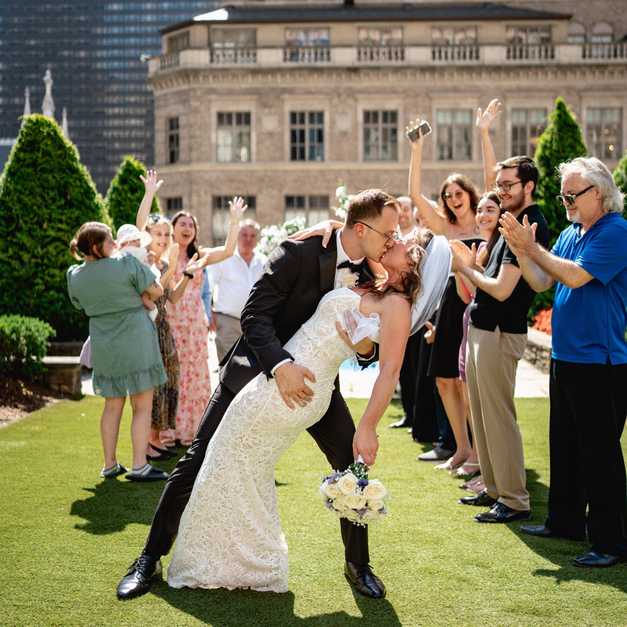 Private garden rooftop wedding venue near St. Patrick's Cathedral in NYC